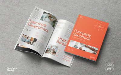 Orange Corporate Onboarding Employee Handbook