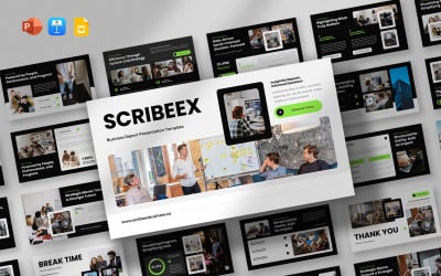 Scribeex – Business Report Presentation Template