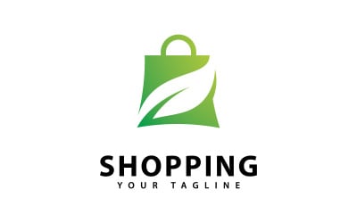 Clean Shopping Handbag Logo Design Vector 6