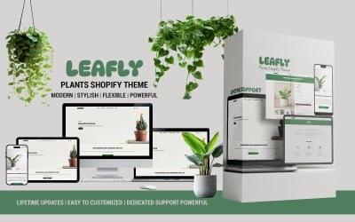 Leafly – Tema de plantas para Shopify