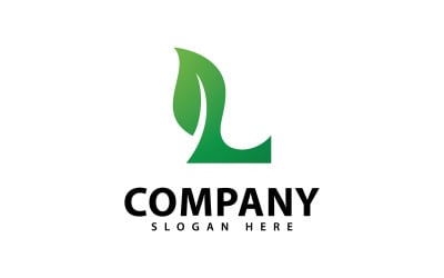 Minimalist Nature Leaf Logo Symbol Design V0