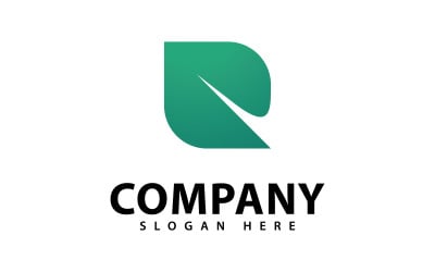 Minimalist Nature Leaf Logo Symbol Design V1