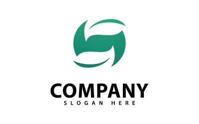 Minimalist Nature Leaf Logo Symbol Design V5