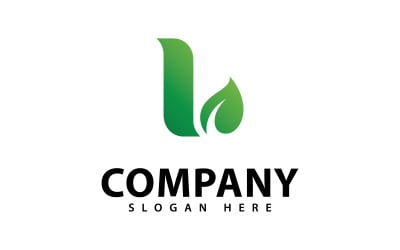 Minimalist Nature Leaf Logo Symbol Design V8