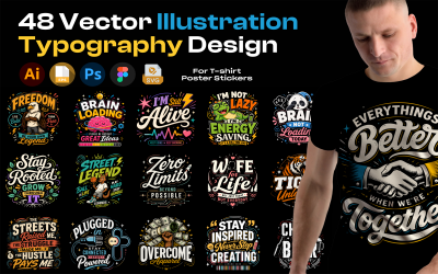 Notio - 48 T-Shirt Poster Design Vector SVG