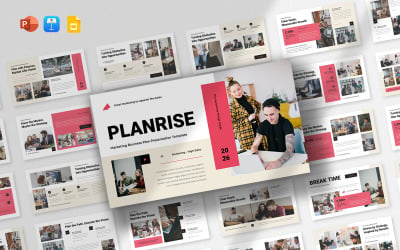 Planrise – Marketing Plan Presentation Template