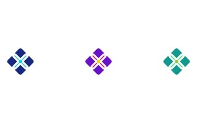 Premium lyxig diamantstjärnlogotyp - elegant geometrisk kristallvarumärkesikon