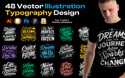 Radela - 48 T-shirt Poster Design Vector SVG