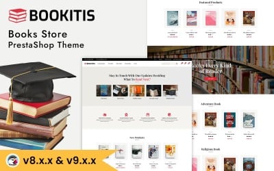 Bookitis - Kitapçı ve Kırtasiye Dükkanı PrestaShop Teması