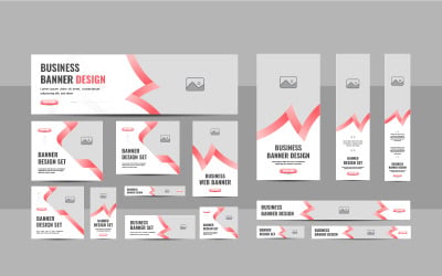 Mallar för marknadsföringsbanners för webbplatser, annonser och kampanjer