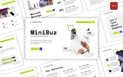MiniBuz - Minimal Business PowerPoint Template