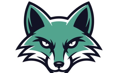 Modern Fox Head Esports-logotyp