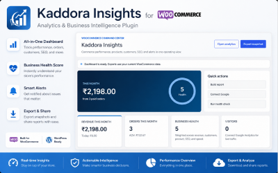 Плагин Kaddora Insights для WooCommerce