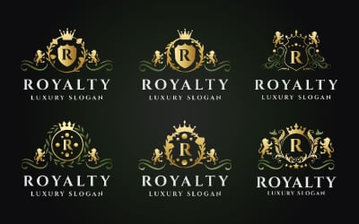 Royal Luxury Heraldic Logo Bundle