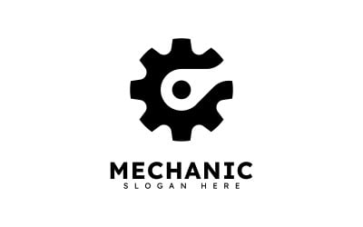 Abstract Gear Logo Template Vector Design 6