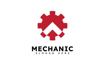 Abstract Gear Logo Template Vector Design V7