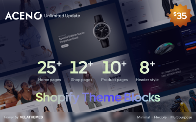 Aceno - Multifunktionella Shopify-teman 3.0 (temablock)