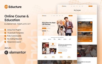 Educture - Online Course &amp;amp; Education Elementor Kit