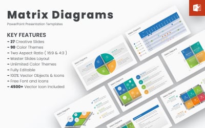 Matrix Diagrams PowerPoint Templates