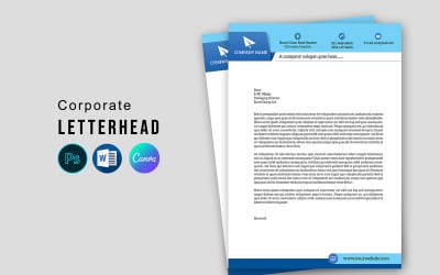 Corporate Minimal Letterhead Template
