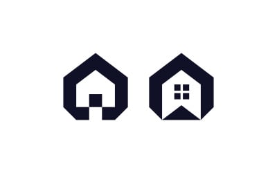 Creative Home Logo. icon design V2