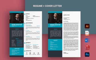 Professional Resume Template with Cover Letter