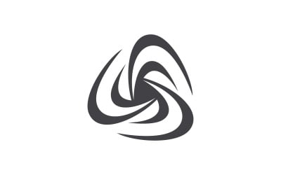Design del logo per turbine, logo per l&amp;#39;energia eolica V3