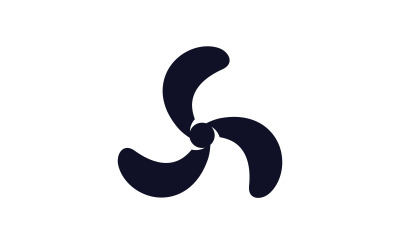 Turbine logo designs, Wind Power energy logo V9