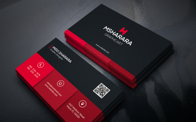Corporate Business Card Design Template 14
