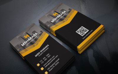 Corporate Business Card Design Template 2