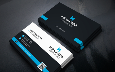 Corporate Business Card Design Template 3