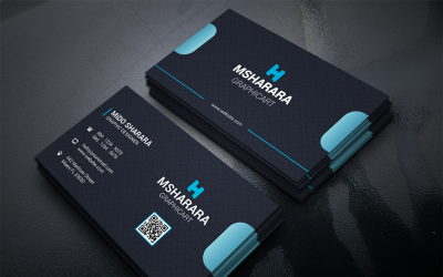 Corporate Business Card Design Template 4