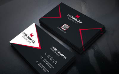 Corporate Business Card Design Template 6
