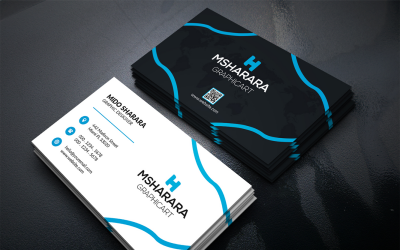 Corporate Business Card Design Template 8