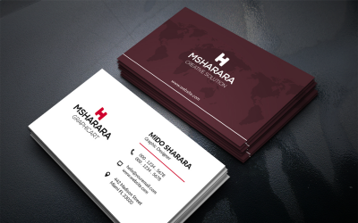 Corporate Business Card Design Template 9
