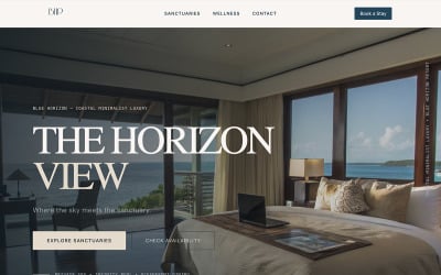 Blue Horizon Resort - AI Website Builder Template