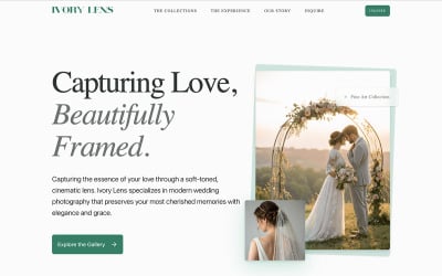 IvoryLens - AI Website Builder Template