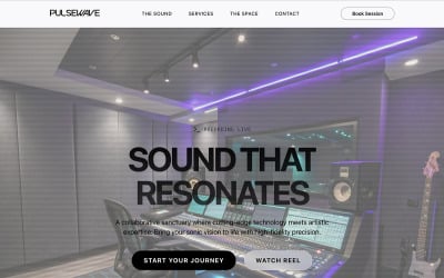 PulseWave - AI Website Builder Template
