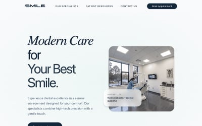 SmileDent - AI Website Builder Template