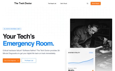 The Tech Doctor - AI Website Builder Template