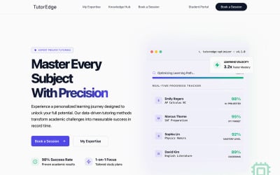 TutorEdge - AI Website Builder Template