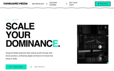 Vanguard Media - AI Website Builder Template