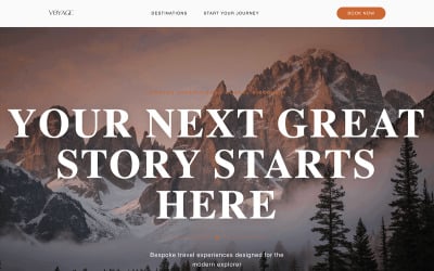 VoyageTravel - AI Website Builder Template