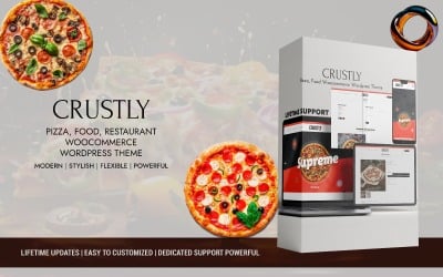 Crusty – Thème WordPress WooCommerce pour pizzas, restauration et restaurants