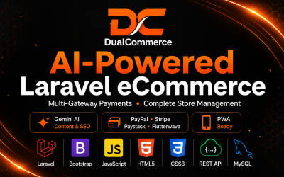 DualCommerce – KI-gestütztes Laravel-E-Commerce-CMS mit Multi-Gateway-Zahlungen