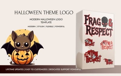 Halloween Horror Logo Template