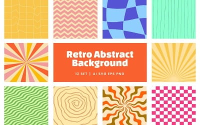 Retro abstrakta bakgrunder