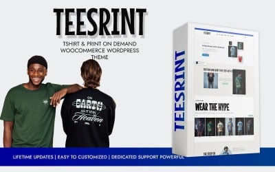 Teesrint – T-Shirt &amp;amp; Print On Demand WooCommerce WordPress Theme
