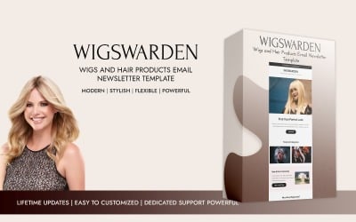 Wigwarden – Wigs and Hair Products Email Newsletter Template