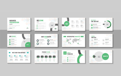 Corporate Presentation Template Layout for Business Reports &amp;amp; Proposals